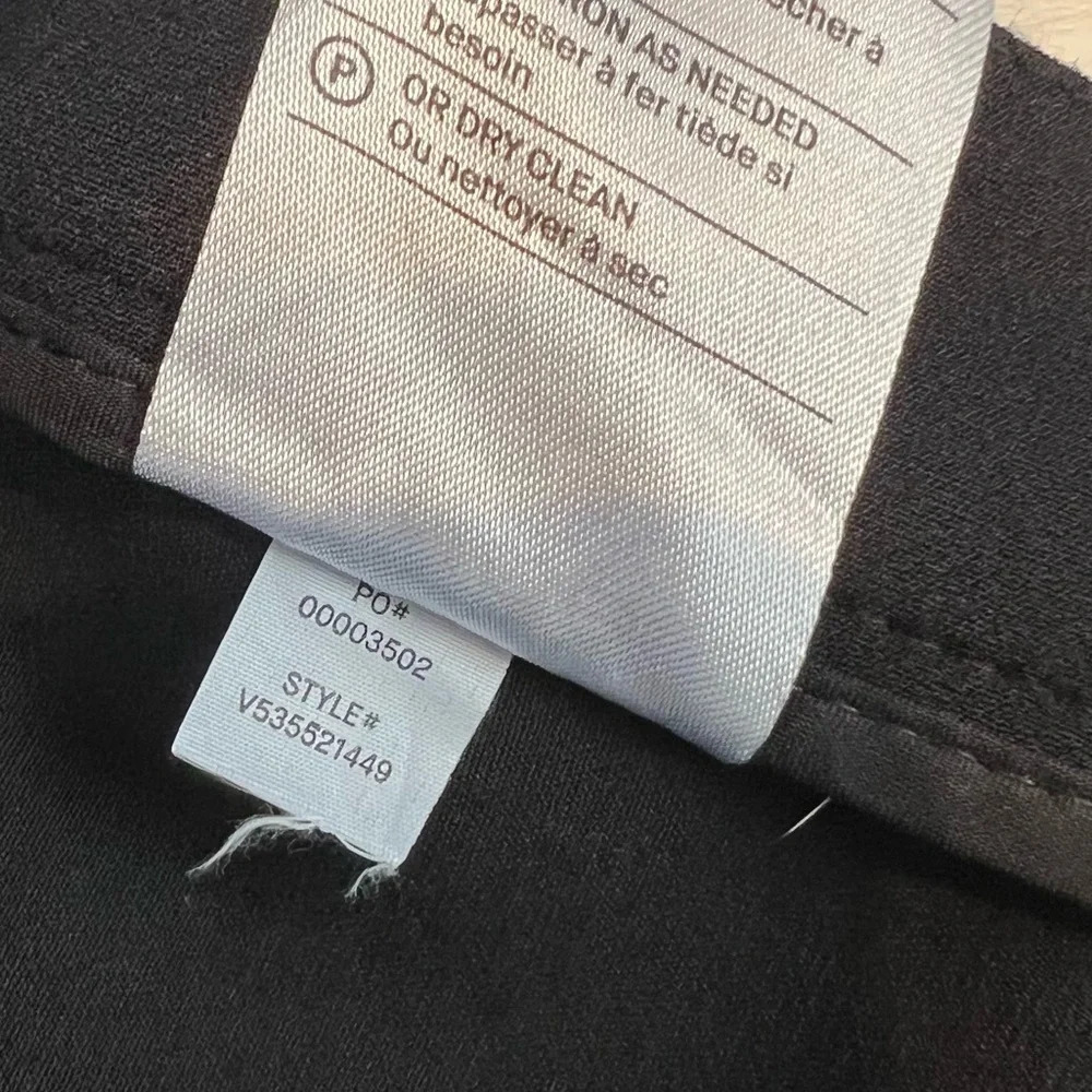 Vince Coin Pocket Legging Pants Black Business Casual Women’s Size 6 - Picture 8 of 11
